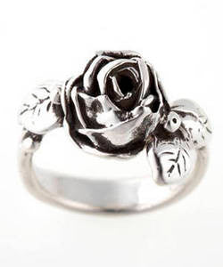 Full Bloom Hobart Rose Ring (Silver)