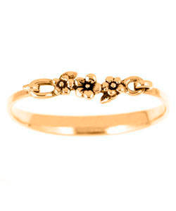 Baby bracelet with ring gold sale