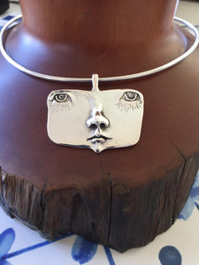 The Face Pendant (Silver)