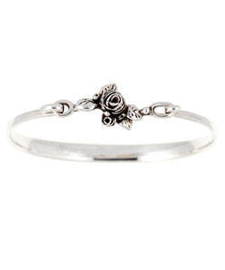 Flowering Hobart Rose Bracelet (Silver)