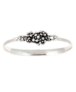 Sterling silver forget me shop not bracelet