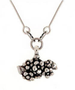Forget-me-not Cluster Pendant (Silver)