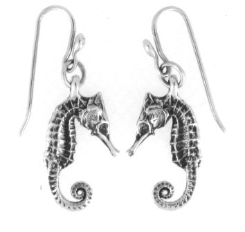 Seahorse Earrings (Silver)