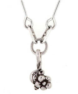 Single Flower Forget-me-not Pendant (Silver)