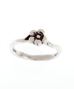 Single Flower Forget-me-not Ring (Silver)