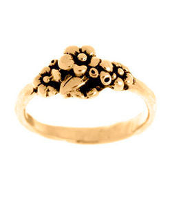 Small Cluster Forget-me-not Ring (18ct Rose Gold)