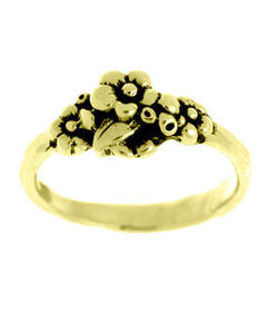 Small Cluster Forget-me-not Ring (18ct Gold)