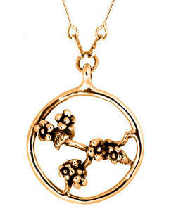 Spring Blossom Pendant (18ct Rose Gold)