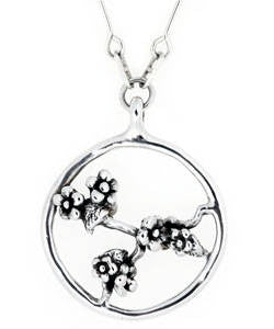 Spring Blossom Pendant (Silver)