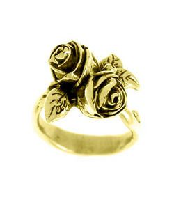 Twin Hobart Rose Ring (18ct Gold)